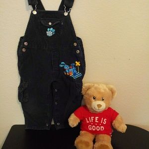 Vintage BLUE CLUES Overalls included bear